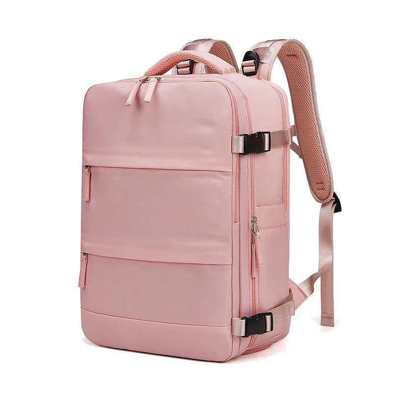 Women Laptop Backpack 15.6Inch Teenage Girl USB Charging School Backpack Independent Shoe Bag Travel Backpack Outdoor Backpack